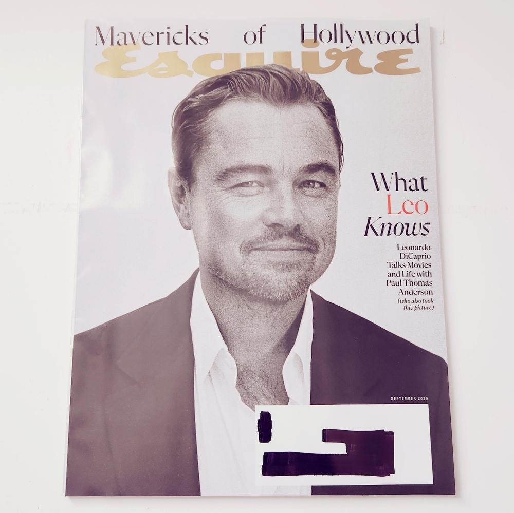 🍭7/$15 Esquire Magazine September 2025 Leonardo DiCaprio